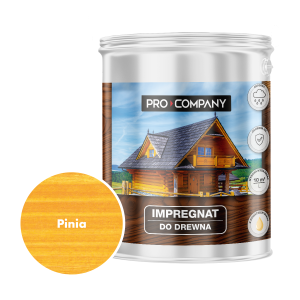 Pro Company Impregnat ochronny do drewna z dodatkiem oleju 4,5L Pinia