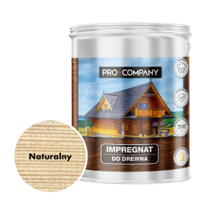 Pro Company Impregnat ochronny do drewna z dodatkiem oleju 4,5L Naturalny