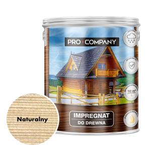 Pro Company Impregnat ochronny do drewna z dodatkiem oleju 2,5L Naturalny