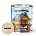 Pro Company Impregnat ochronny do drewna z dodatkiem oleju 0,75L Naturalny