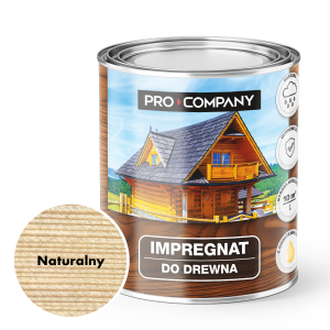 Pro Company Impregnat ochronny do drewna z dodatkiem oleju 0,75L Naturalny