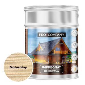 Pro Company Impregnat ochronny do drewna z dodatkiem oleju 9L Naturalny