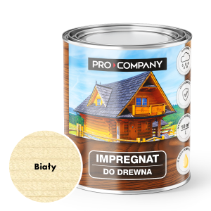 Pro Company Impregnat ochronny do drewna z dodatkiem oleju 0,75L Biały