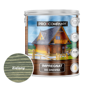 Pro Company Impregnat ochronny do drewna z dodatkiem oleju 2,5L Zielony