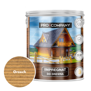 Pro Company Impregnat ochronny do drewna z dodatkiem oleju 2,5L Orzech