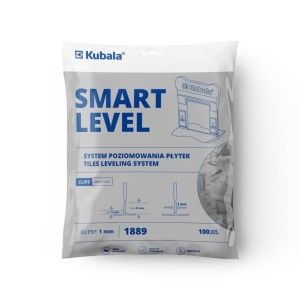 Kubala Smart Level Wysokie klipsy 1mm do poziomowania płytek 12-21mm 100 szt.