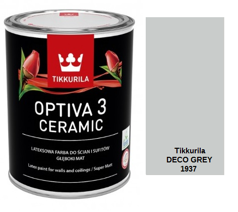 TIKKURILA Optiva Ceramic Matt 3 0,9l  KOLOR 1937