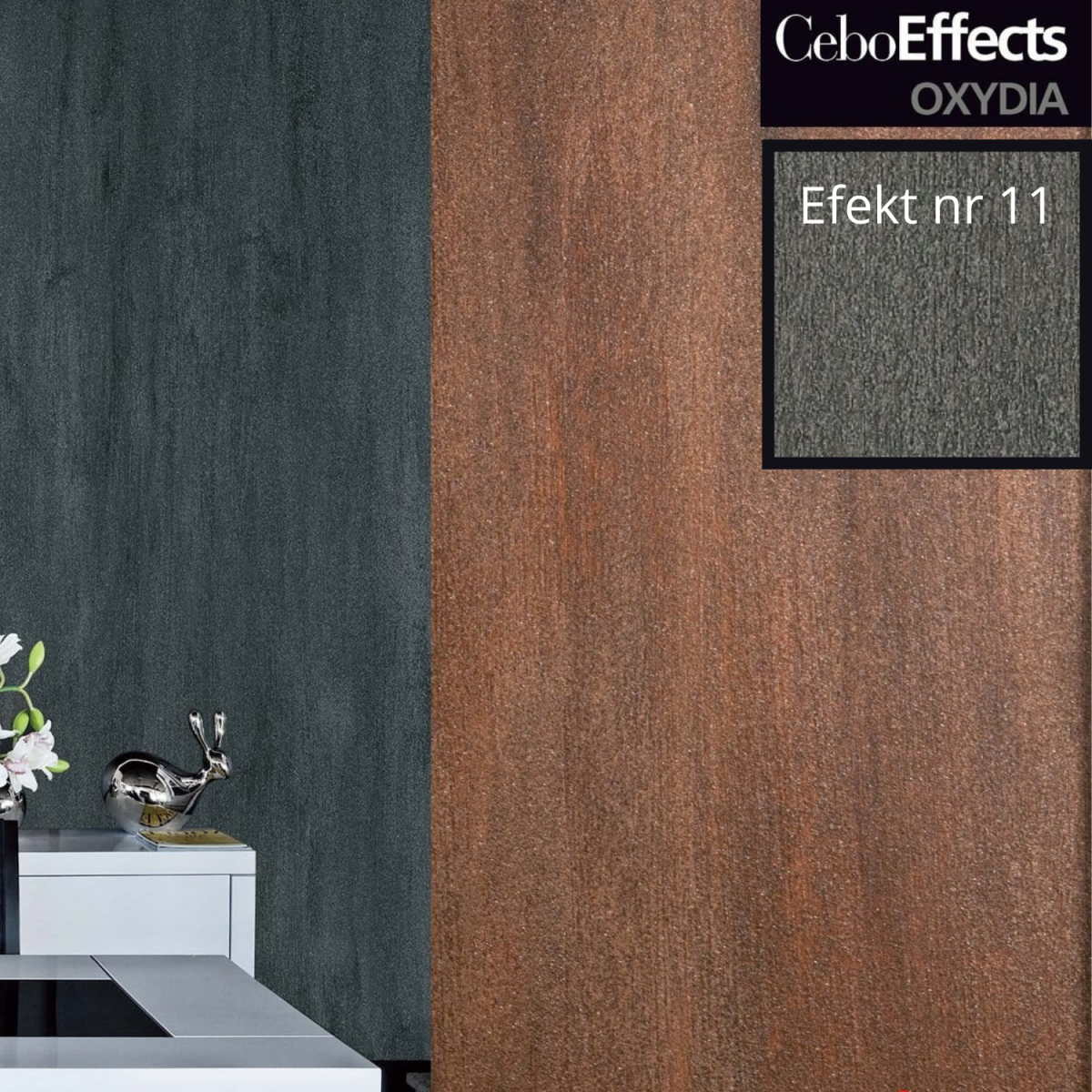 Zestaw Farb Dekoracyjnych CeboEffects Oxydia 6m2 Efekt 11