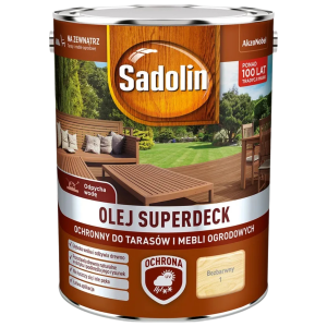 SADOLIN Superdeck 0,75l Olej do drewna BEZBARWNY