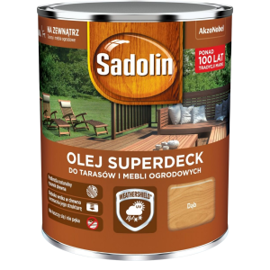 SADOLIN Superdeck 0,75l Olej do drewna DĄB