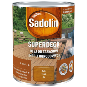 SADOLIN Superdeck 2,5l Olej do drewna TEK TIK TEAK