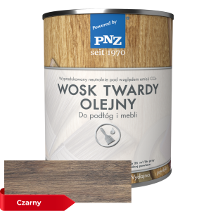 PNZ Wosk Twardy Olejny Do Drewna  100ml Czarny