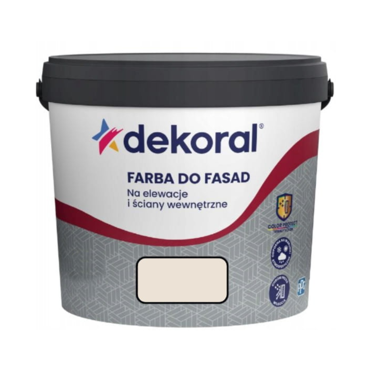 Dekoral Polinit Farba fasadowa akrylowa 1L Beżowy