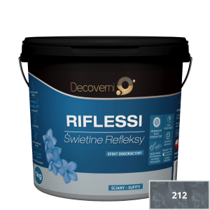 DECOVERNI RIFLESSI 212 Farba metaliczna 1 kg plus grunt 1,5kg