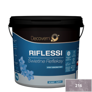 DECOVERNI RIFLESSI 216 Farba metaliczna 1 kg plus grunt 1,5kg