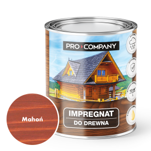 Pro Company Impregnat ochronny do drewna z dodatkiem oleju 0,75L Mahoń