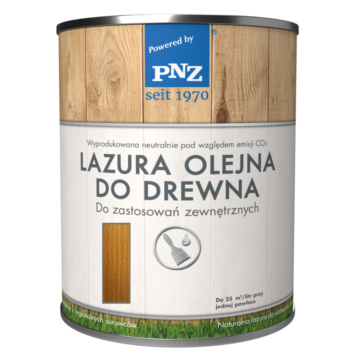 PNZ Lazura Olejna do drewna 2,5L Jasny Dąb