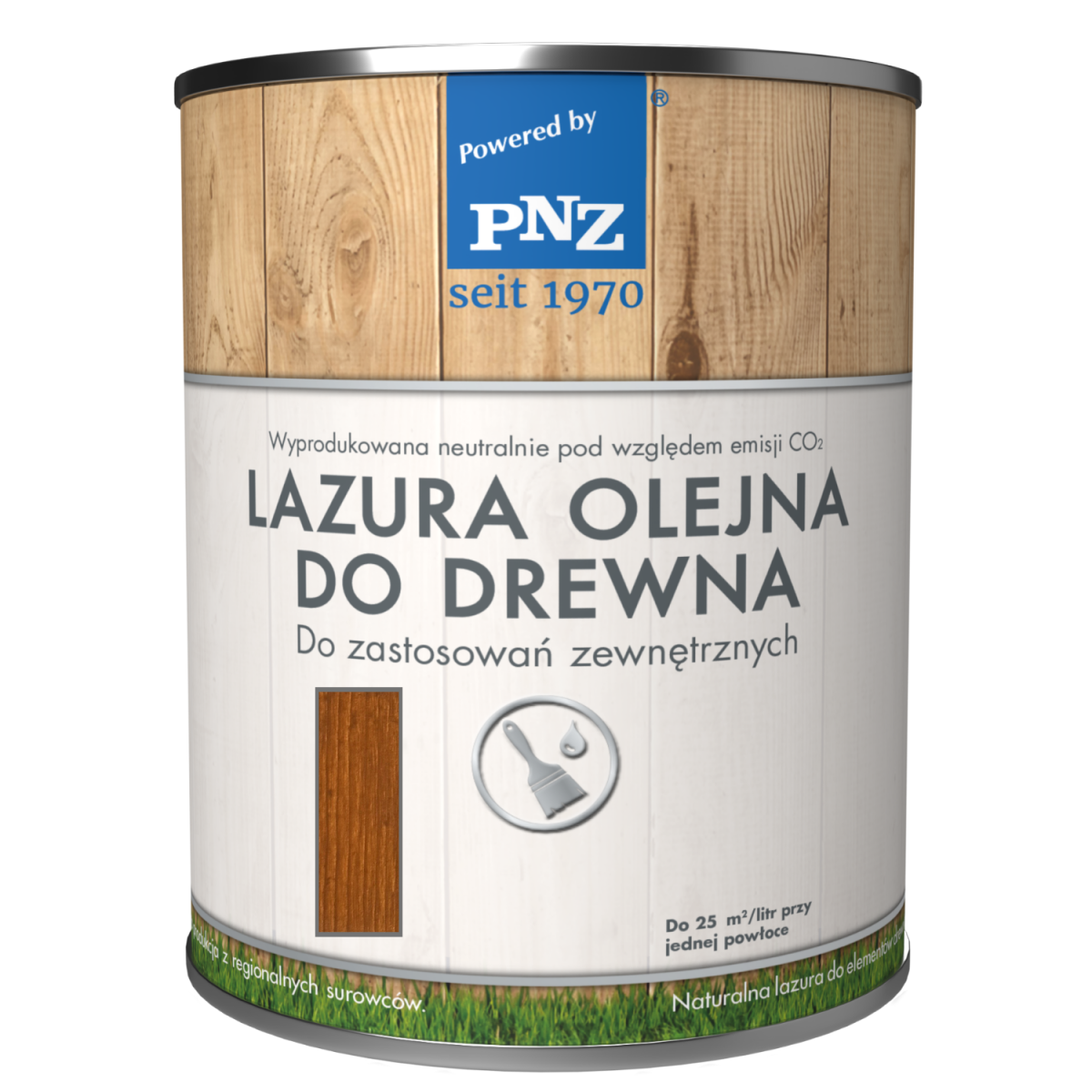 PNZ Lazura Olejna do drewna 100ml Dąb