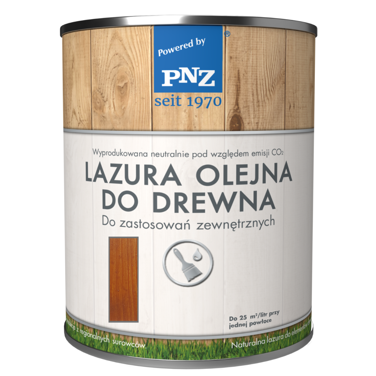 PNZ Lazura Olejna do drewna 100ml Modrzew