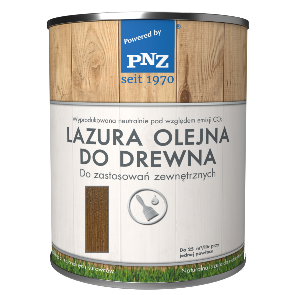PNZ Lazura Olejna do drewna 2,5L Orzech