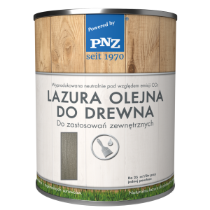 PNZ Lazura Olejna do drewna 100ml Srebrny Grafit z efektem metalicznym