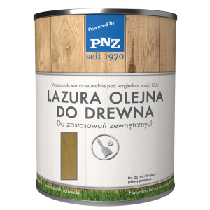 PNZ Lazura Olejna do drewna 0,75L Ogrodowa Zieleń
