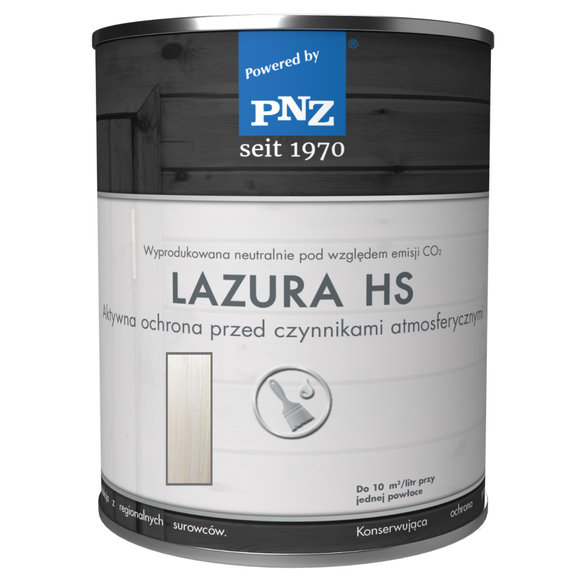 PNZ HS LASUR Lazura do drewna 3w1 5L Biały