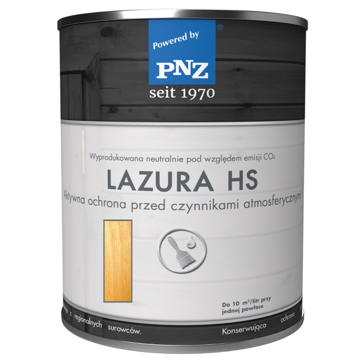 PNZ HS LASUR Lazura do drewna 3w1 100ml Sosna