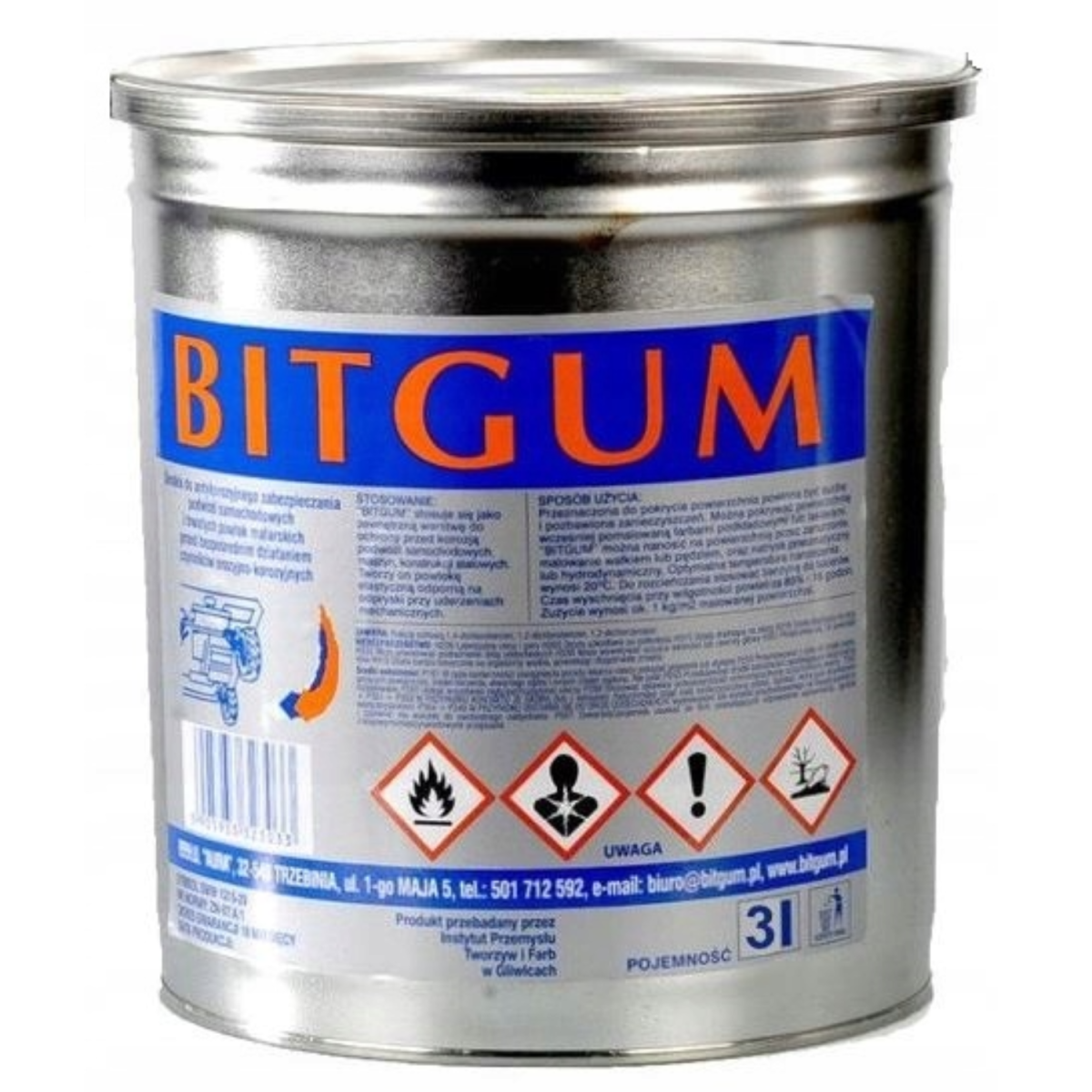 BITGUM Środek do antykorozyjnego zabezpieczania podwozia 3L