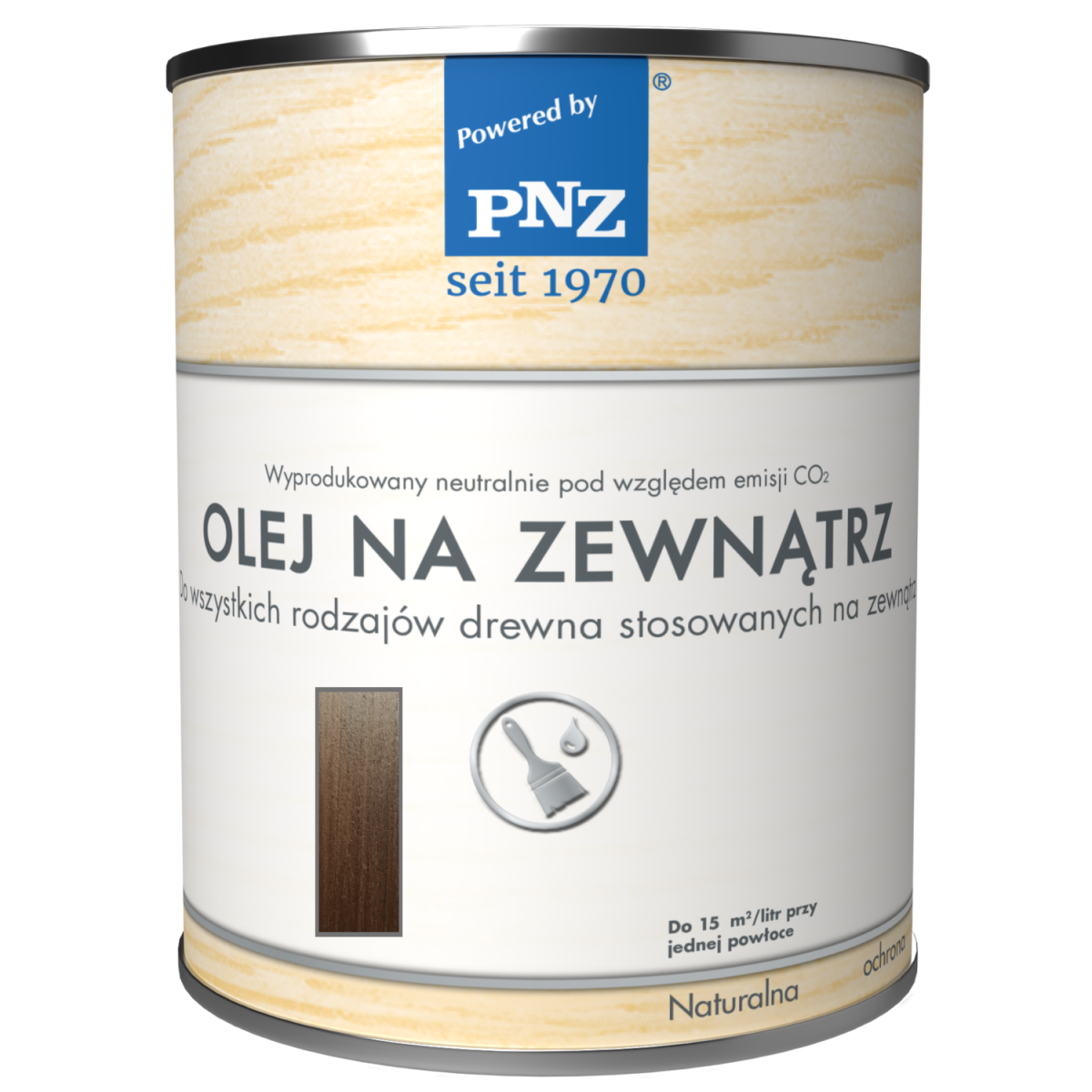 PNZ Olej do tarasów 2,5L Szaro - Brązowy