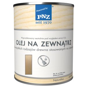 PNZ Olej do tarasów 0,75L Średni Szary z efektem metalicznym