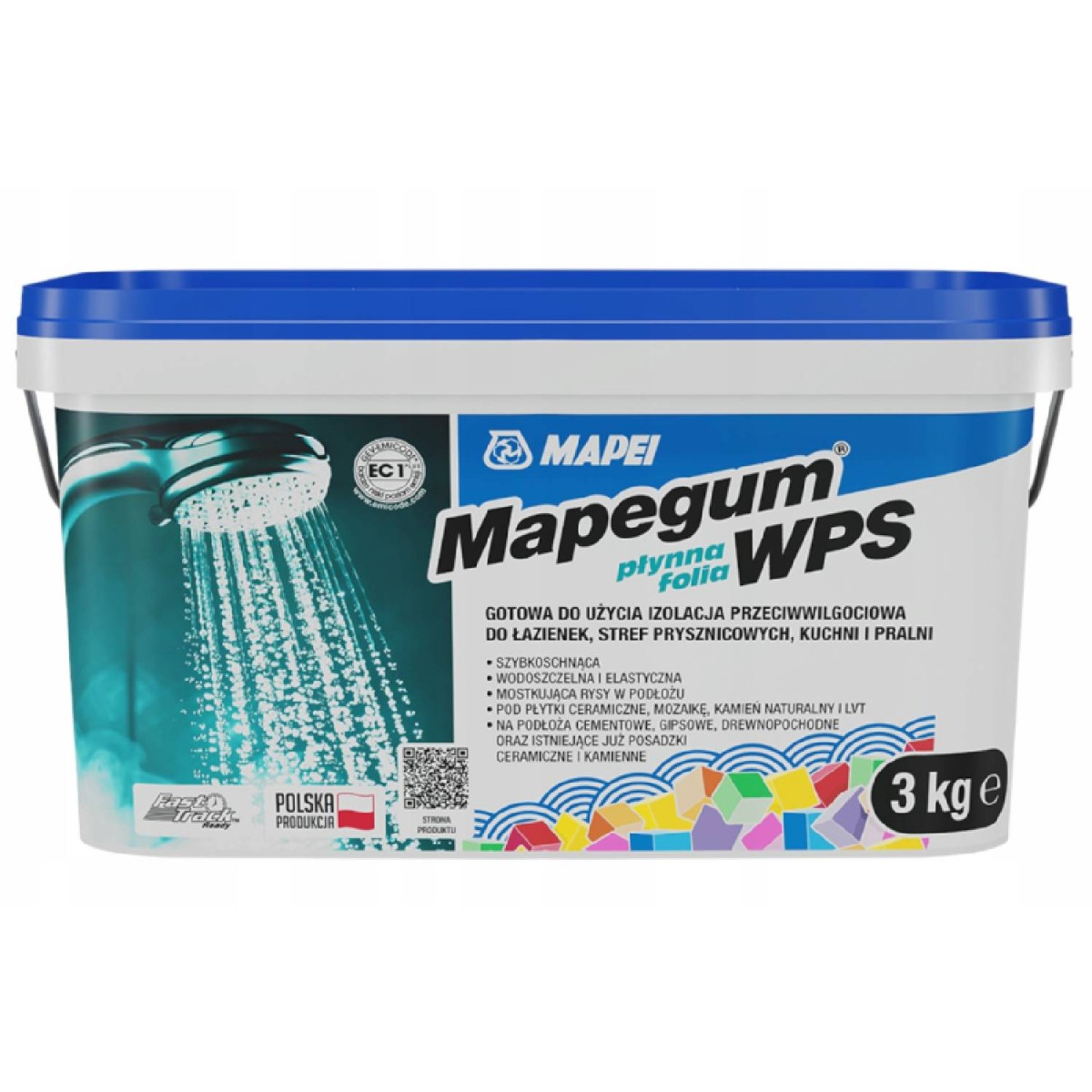 Folia w płynie hydroizolacyjna MAPEI Mapegum WPS 3kg