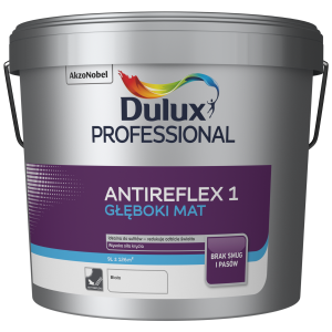 Dulux Professional Antireflex 1 Antyrefleksyjna farba lateksowa Biała 9L