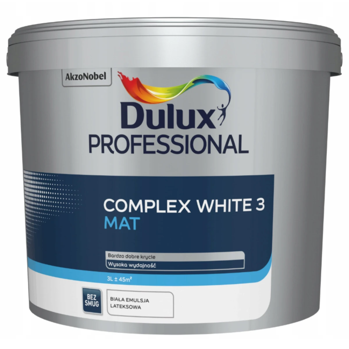 Dulux Professional Complex White 3 Farba lateksowa 3L biały mat