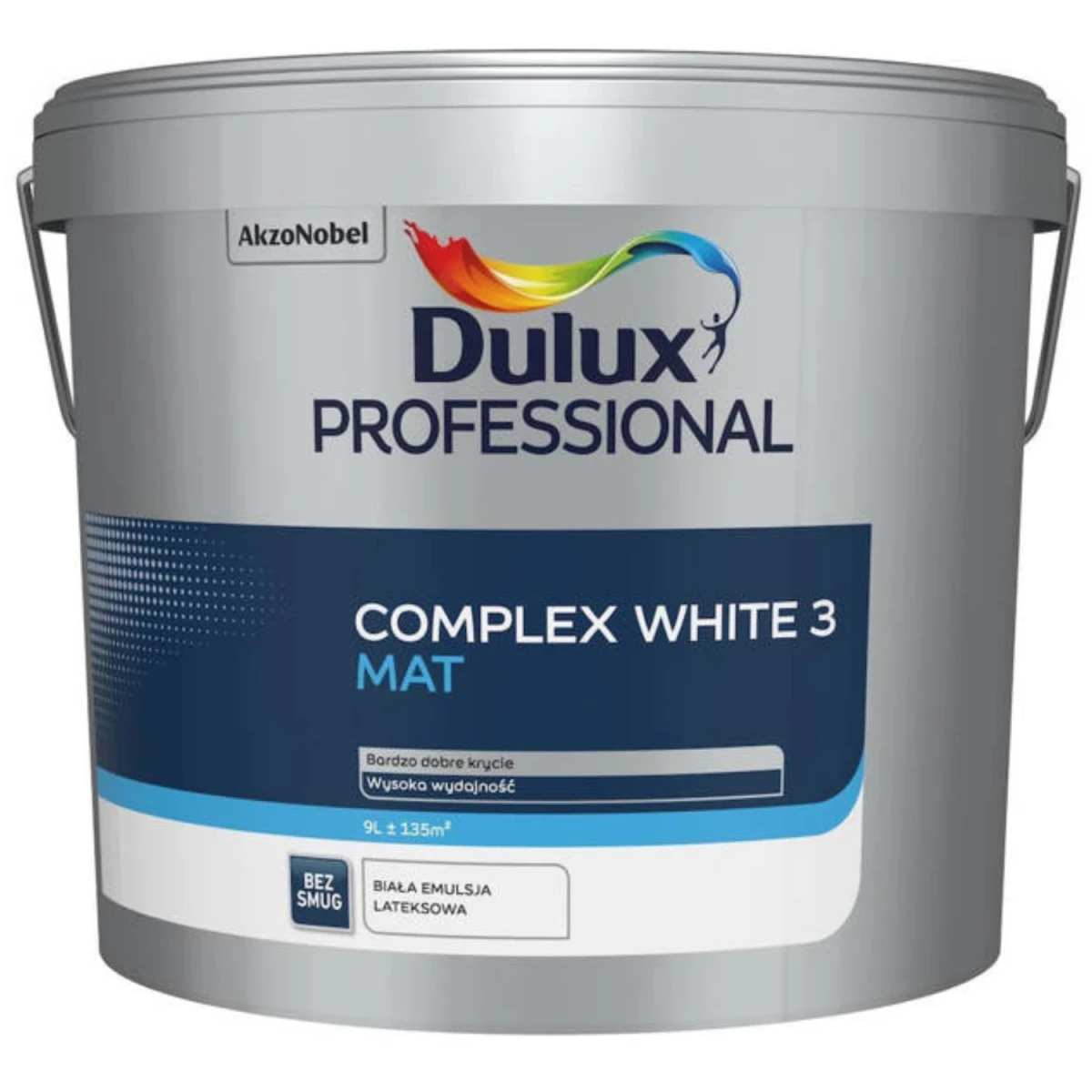 Dulux Professional Complex White 3 Farba lateksowa 9L biały mat