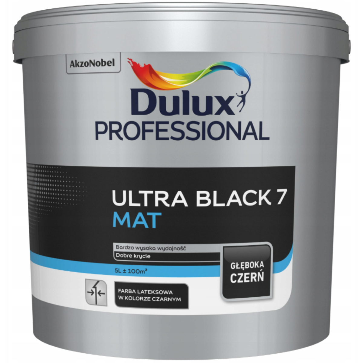 Dulux Professional Ultra Black 7 MAT matowa czerń 5L