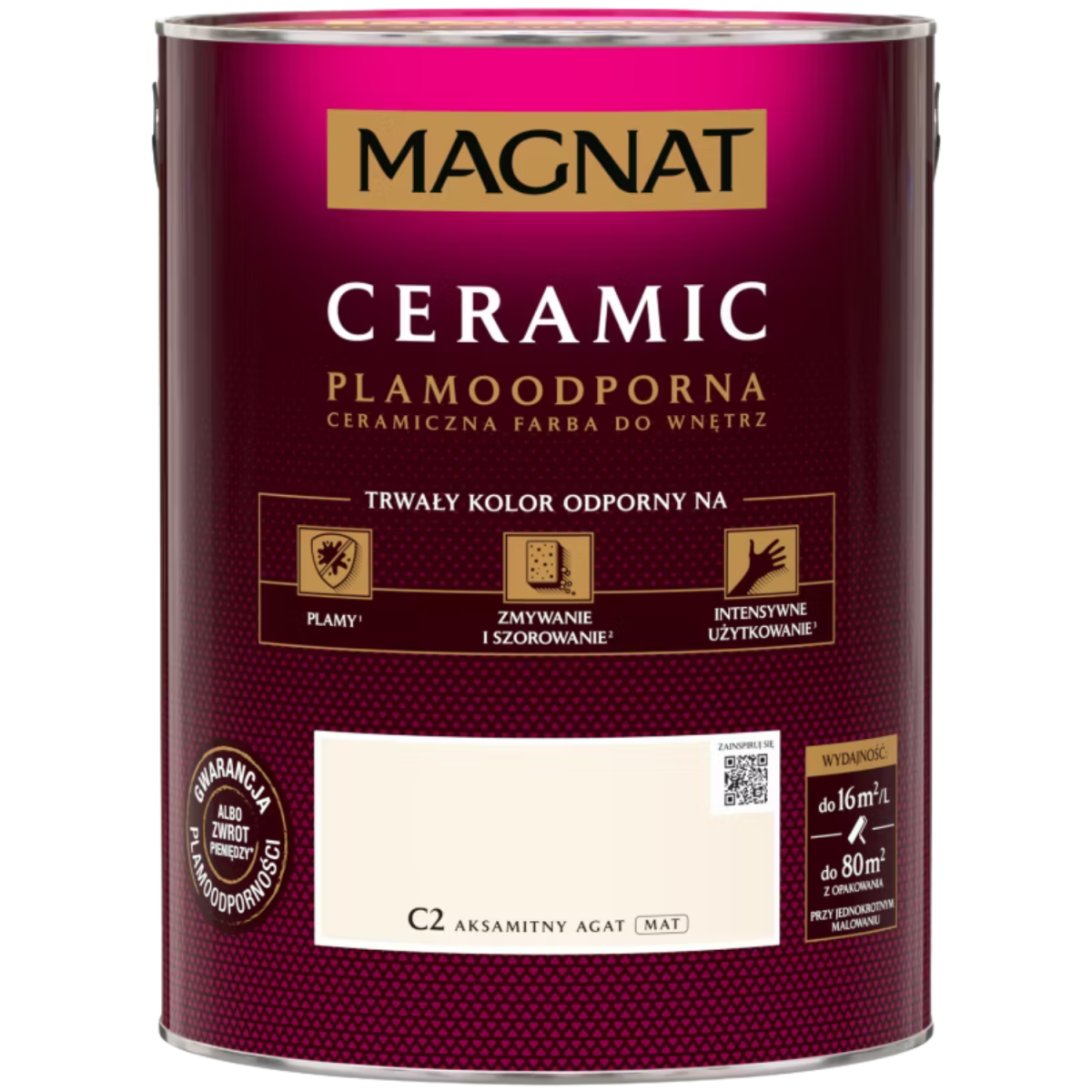 MAGNAT Ceramic Farba ceramiczna aksamitny agat C2 5L