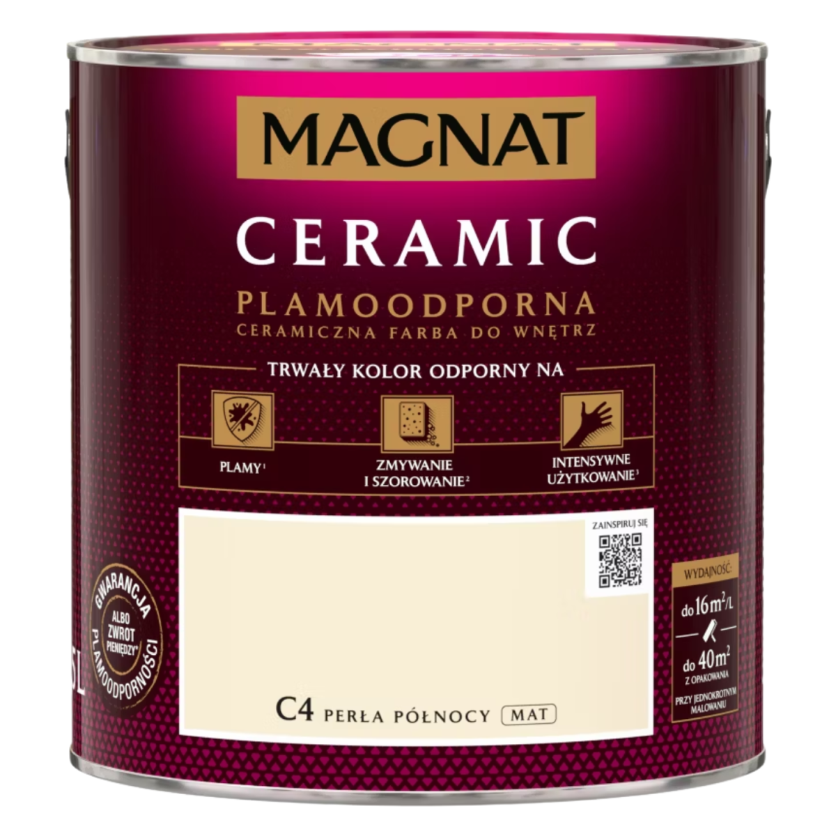 MAGNAT Ceramic Farba ceramiczna perła północy C4 2,5L