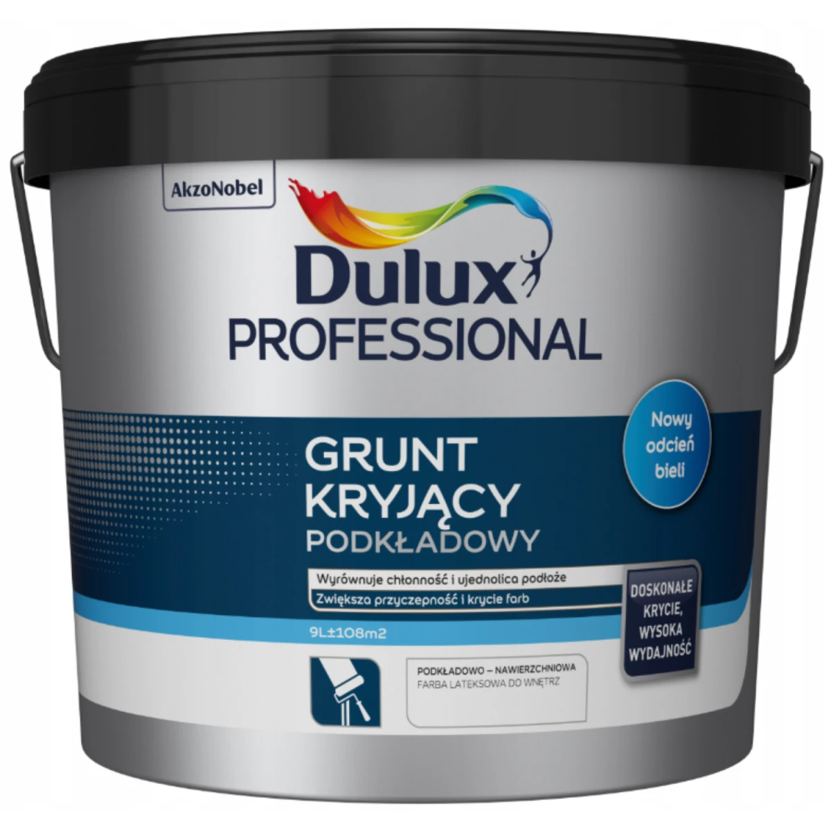 Dulux Professional Grunt kryjący podkładowy 9L Biały mat