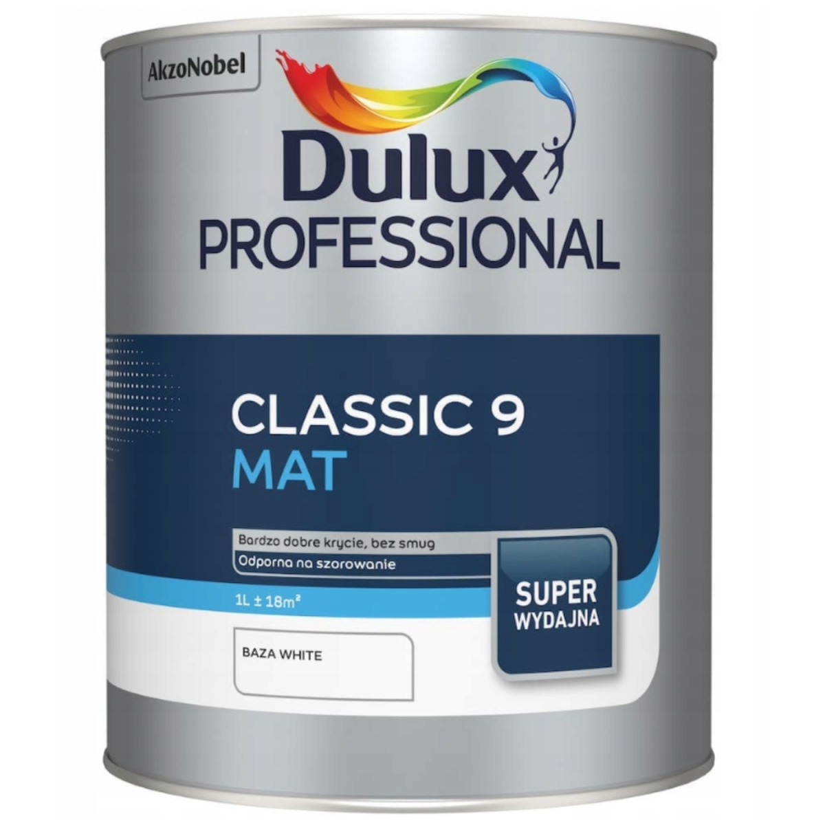 Dulux Professional Classic 9 MAT Emulsja lateksowa 4,44L Biały mat