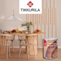TIKKURILA Pontti Floor Lacquer 50 Baza EP Bezbarwny lakier do drewna półpołysk 0,9L