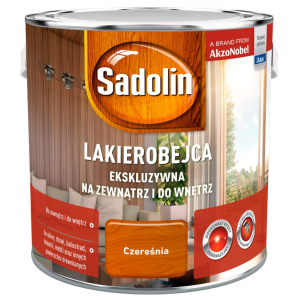 SADOLIN Lakierobejca Ekskluzywna na zewnątz i do wnętrz 2,5l Czereśnia