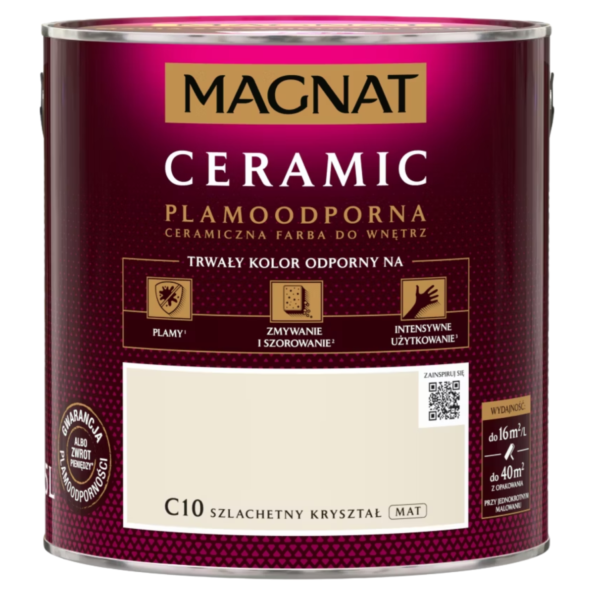 MAGNAT Ceramic Farba plamoodporna szlachetny kryształ C10 2,5L