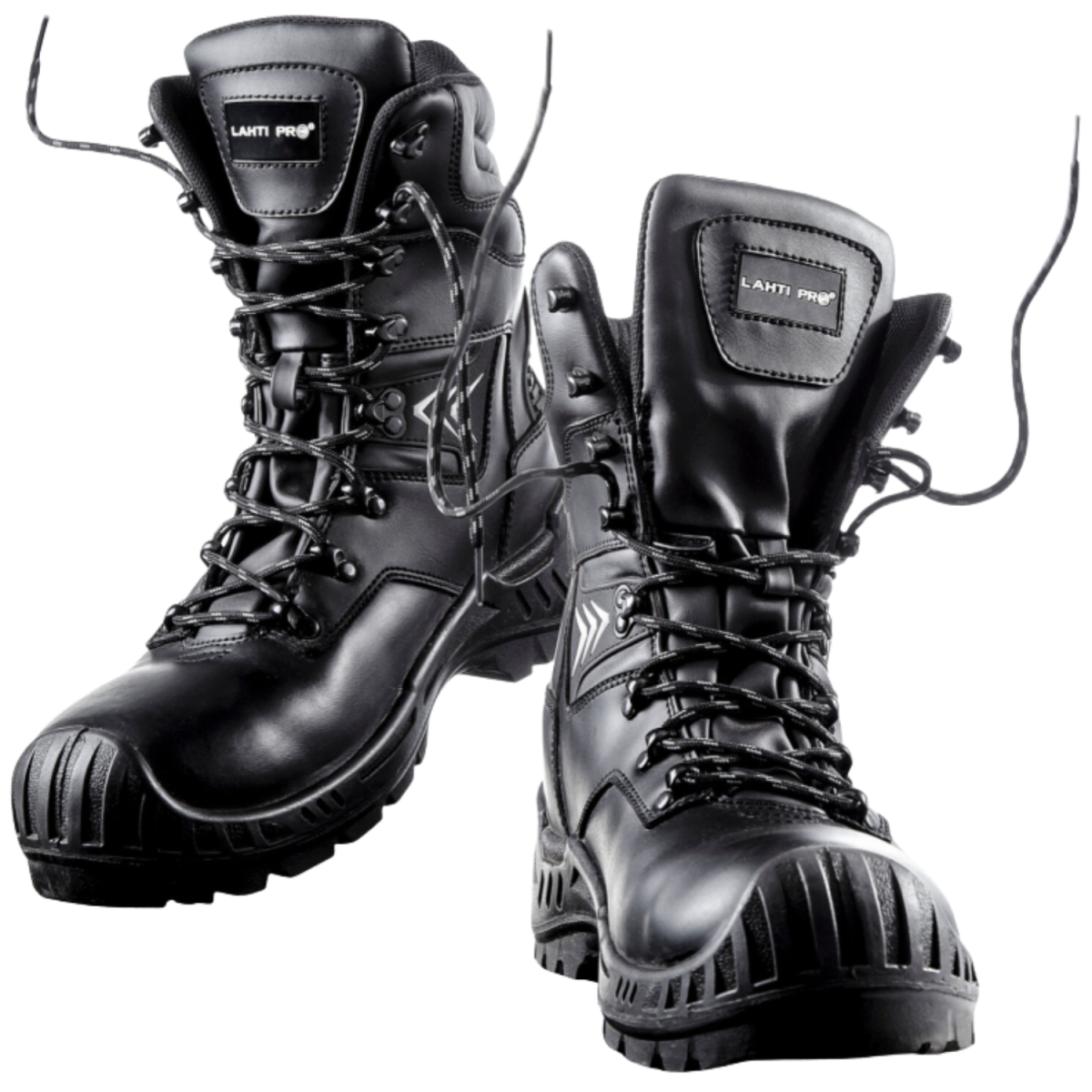 Buty zimowe trapery śniegowce bez podnoska O2 SRC Lahti Pro L30304 czarne  rozmiar 44