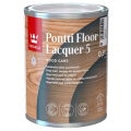 Bezbarwny lakier do podłóg drewnianych Tikkurila Pontti Floor Lacquer 5 matowy 0,9L