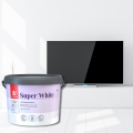 Biała farba lateksowa do ścian i sufitów Tikkurila Super White 10L