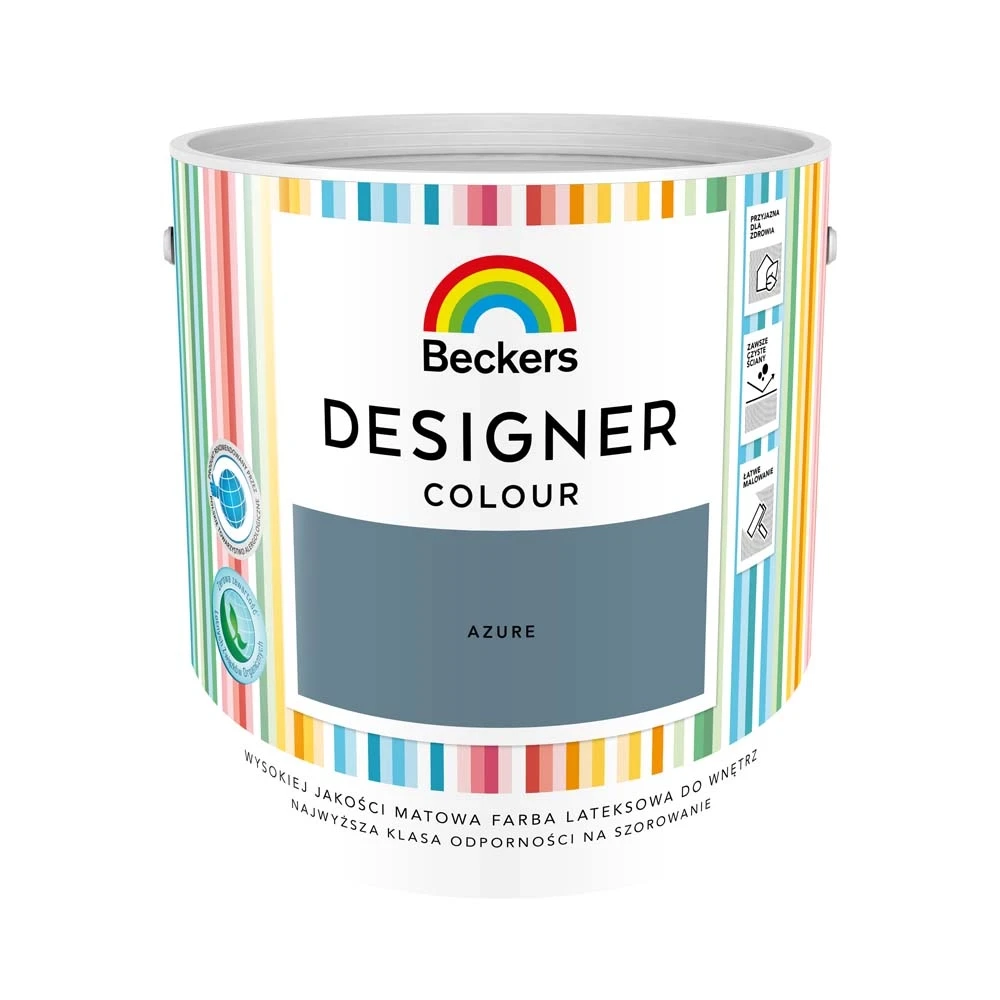 Niebieska farba do ścian i sufitów Beckers Designer Azure 2,5L