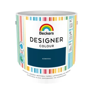 Farba do ścian i sufitów Beckers Designer głęboki granat Admiral 2,5L