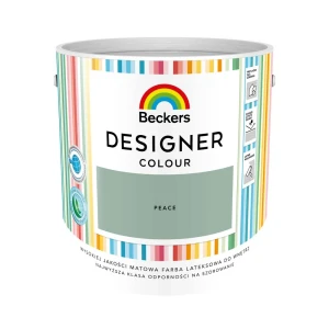 Farba lateksowa Beckers Designer zieleń Peace 2,5 l