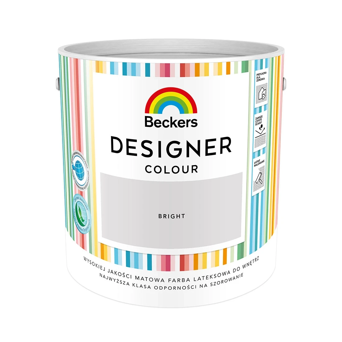 BECKERS DESIGNER Farba lateksowa plamoodporna off white Bright 2,5L